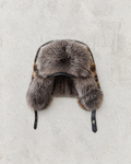 Neue Winter Herren 100% Echt Silber Fuchs Pelz Bomber Hut Waschbären Pelz Uschanka Kappe Trapper Russische Mann Ski Hüte caps Echtes Leder