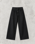 High Streets Frühling Sommer Herren-Jeans Amerikanischer Baggy-Stil Weites Bein Gebogene Schnittlinie Denim-Hose Locker Sitzende Einfarbige Trendige Herrenhose