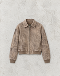 Vintage Wildlederjacke