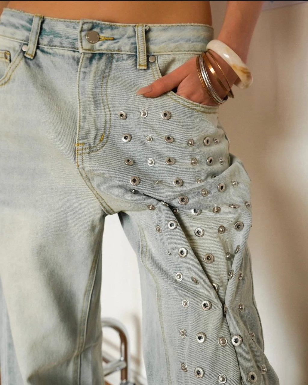 Designer Baggy Jeans Japanischer Harajuku Weit Geschnittene Retro