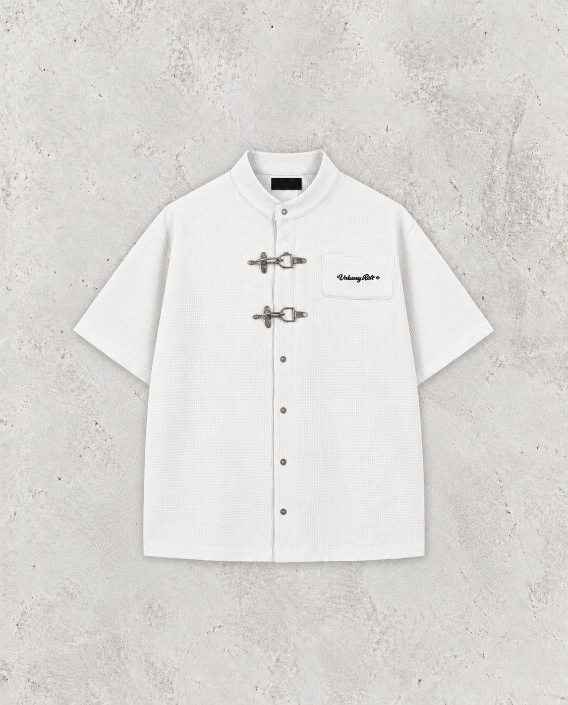 Taste Dekoration Kurzarm Shirts Herren Sommer Einfarbig Streetwear Lose Waffel Hemd Übergroßen Harajuku Casual Bluse Männer