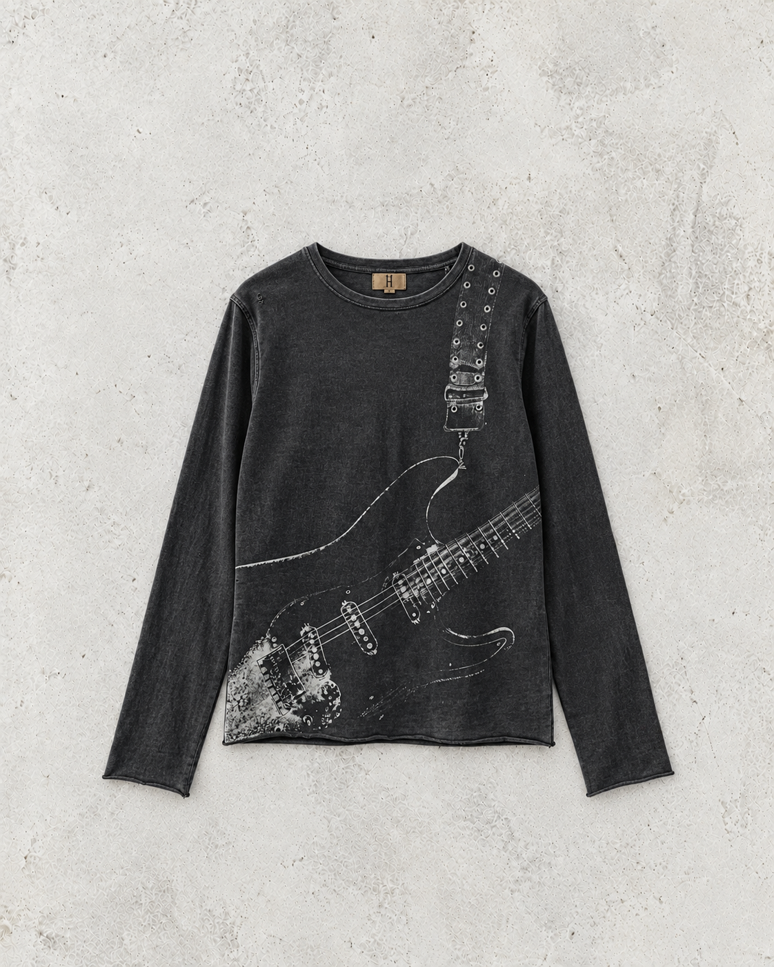 Langarm Shirt mit Nieten