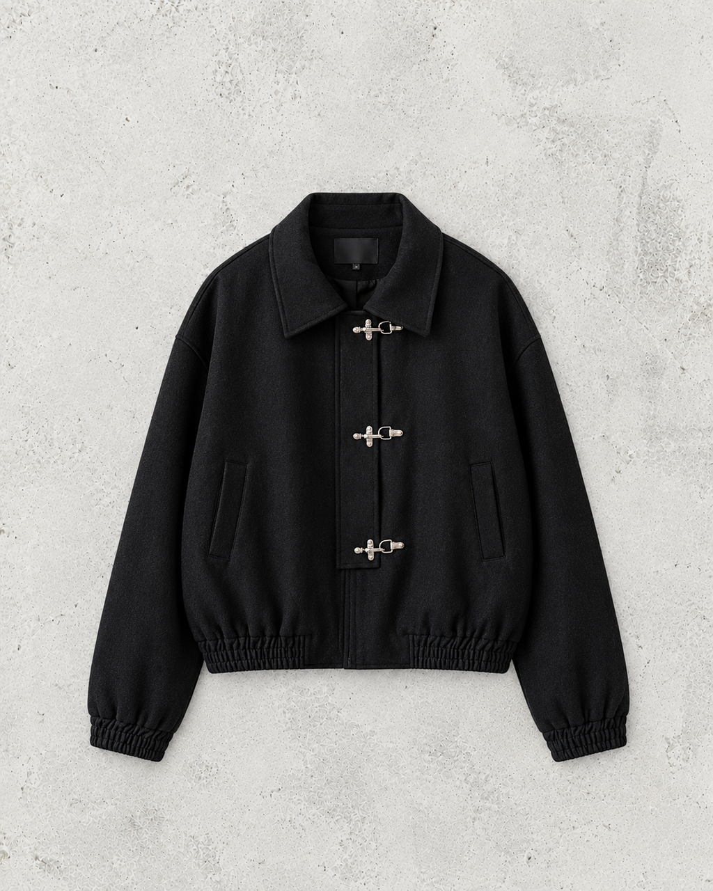 Schwarz Flugzeug Jacke Harajuku Retro