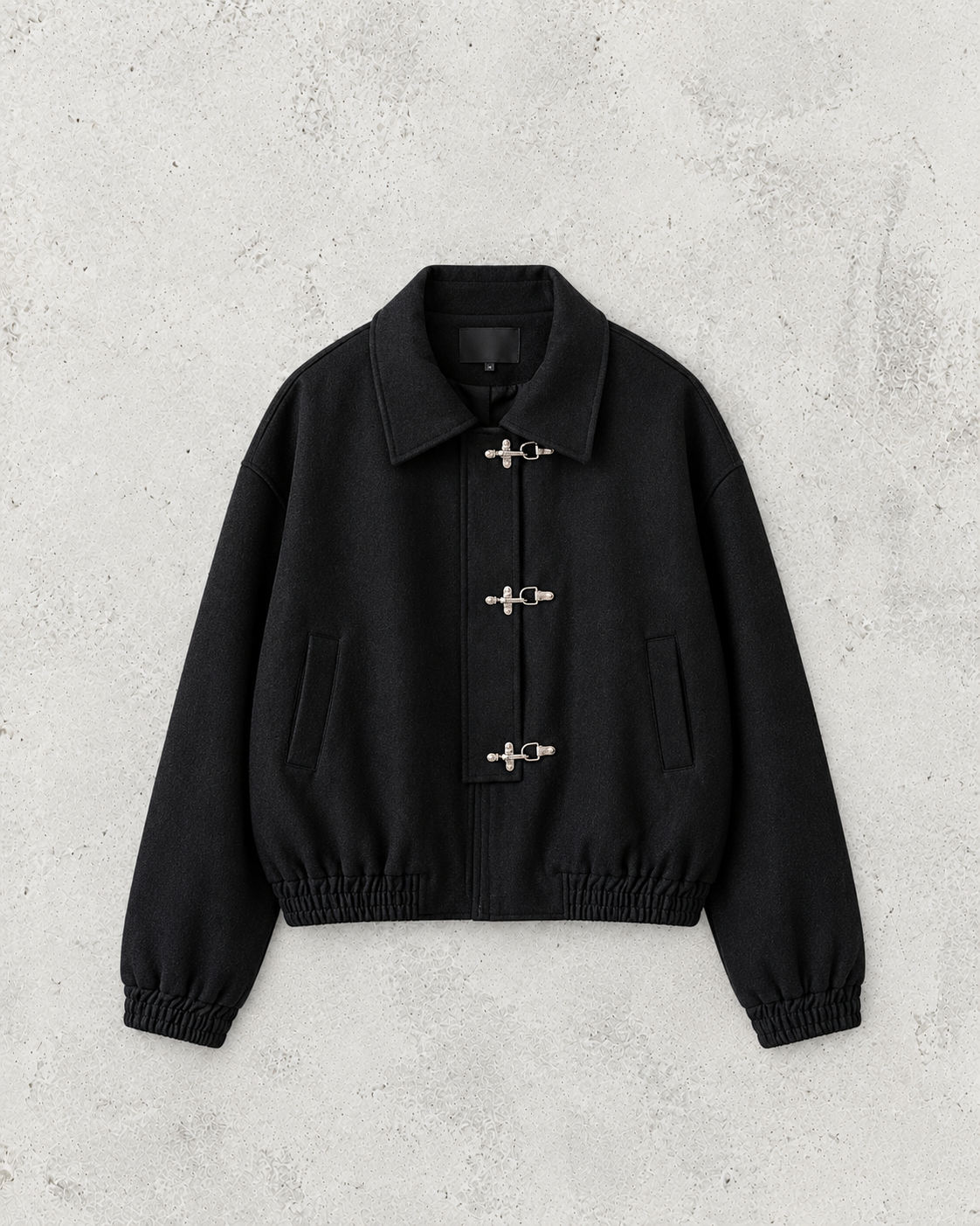 Schwarz Flugzeug Jacke Harajuku Retro