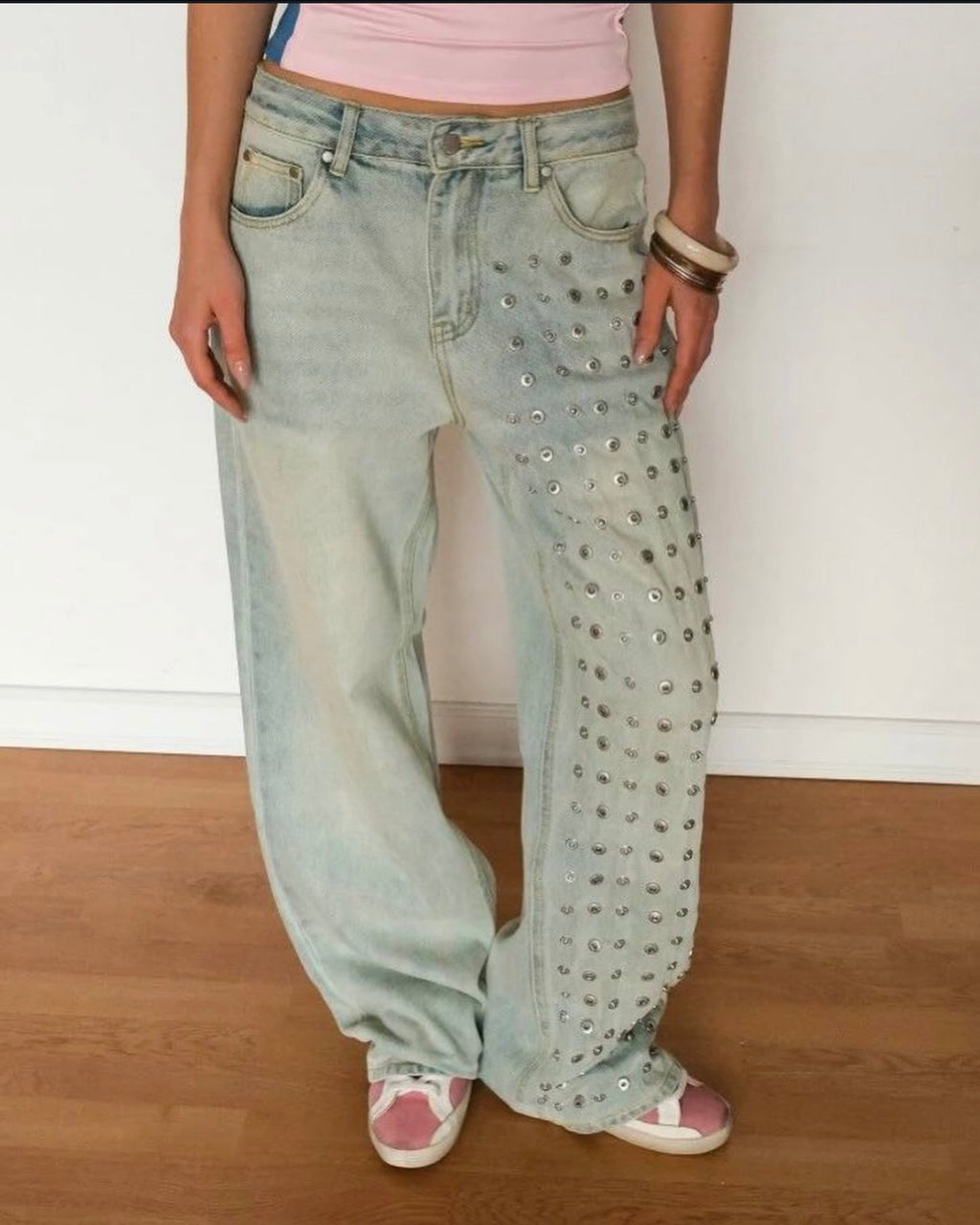 Designer Baggy Jeans Japanischer Harajuku Weit Geschnittene Retro