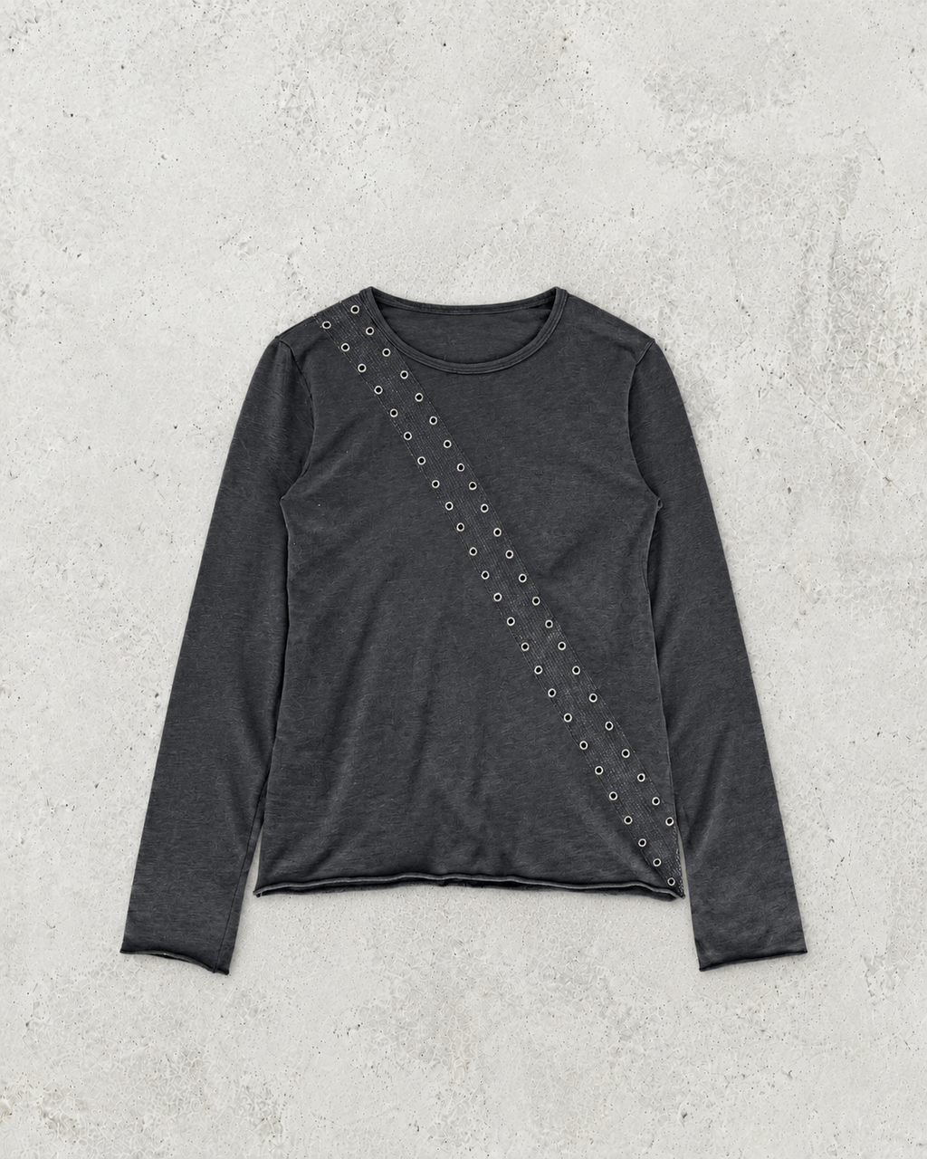 Langarm Shirt mit Nieten