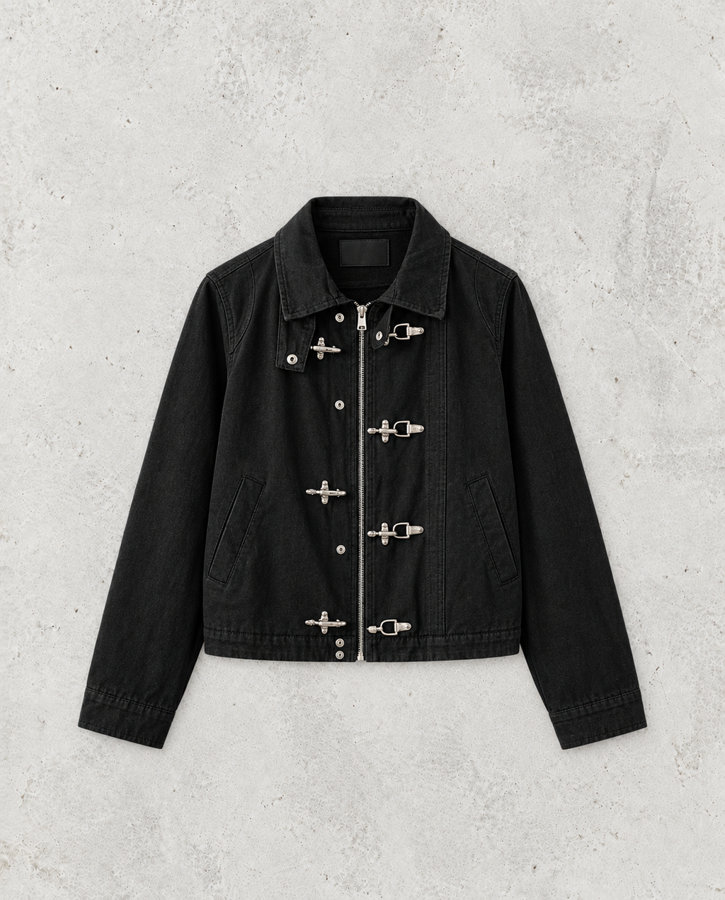 American Y2K Harajuku Black Retro Gothic High Street Airplane Button Jacket for Men and Women Fashionable Korean Casual Vintage Jacket